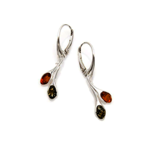 Collection Ambre BOUCLES D'OREILLES ARGENT AMBRE MGK14CVR
