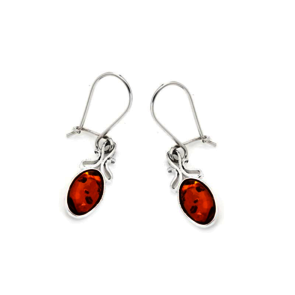 Collection Ambre BOUCLES D'OREILLES ARGENT AMBRE MGK202R
