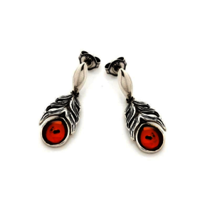 Collection Ambre BOUCLES D'OREILLES ARGENT AMBRE SA3150EOR