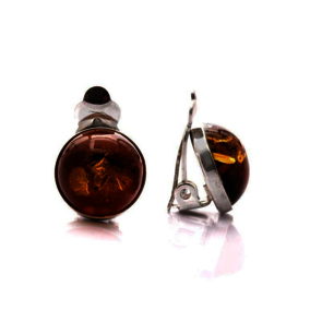 Collection Ambre BOUCLES D'OREILLES ARGENT AMBRE UELK1