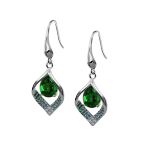 Bijoux Lotus Silver (Argent 925m/l) Boucles-Doreilles Lotus Silver LP3711-4/3