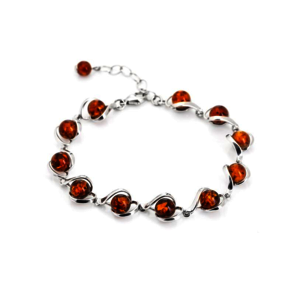 Collection Ambre BRACELET ARGENT AMBRE GI-BRO58R