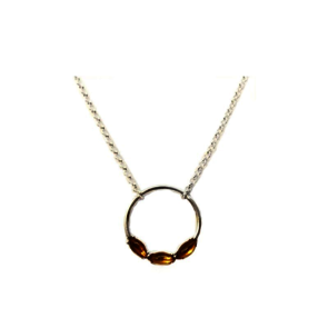 Collection Ambre COLLIER ARGENT AMBRE