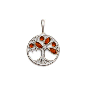 Collection Ambre Collier Argent Ambre AJW6-1003R