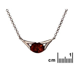 Collection Ambre COLLIER ARGENT AMBRE KL1044-460NR