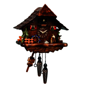 Coucous quartz Coucou et le bûcheron. Réf. 494 QM