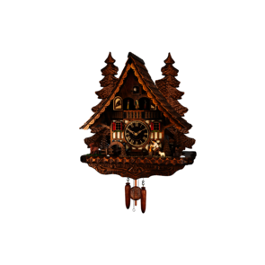 Coucous quartz Coucou et le Bûcheron. Réf. 499QMT