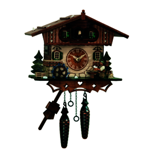 Coucous quartz Coucou et le buveur de bière. Réf. 411QM