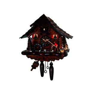 Coucous quartz Coucou et le Pêcheur. Réf. 4939QM