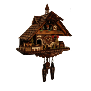 Coucous quartz Coucou le chalet et l'enfant. Réf.45110QMT