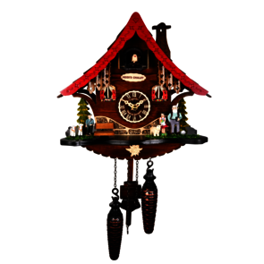 Coucous quartz Le chalet de Heidi. Réf 4713QM. Engstler