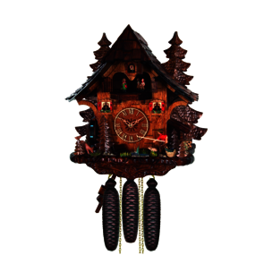 Coucous mécaniques Le coucou, et le bûcheron Réf 4739/8MT