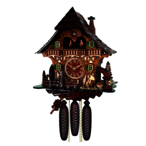 Coucous mécaniques Le coucou, et le bûcheron Réf 496/8MT