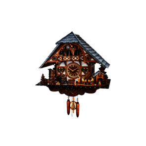 Coucous quartz Le coucou, le Chalet et le Buveur de Bière. Réf38917QMT. Engstler