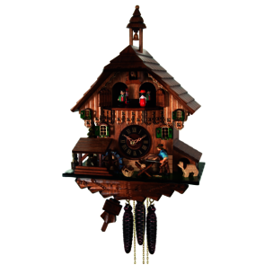 Coucous mécaniques Le coucou, le scieur de Bois. Réf 4488MT