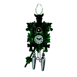 Coucous quartz Le coucou design vert. Réf 522/QVERT. Engstler
