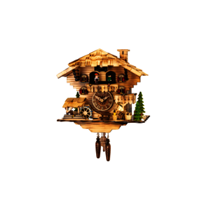 Coucous quartz Le coucou et Bûcheron. Réf 4901/22QMT. Engstler