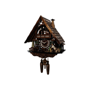 Coucous quartz Le coucou et Bûcheron. Réf 4951QMT. Engstler