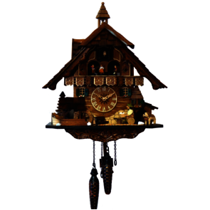 Coucous quartz Le coucou et Buveur de bière. Réf 4832QMT. Engstler