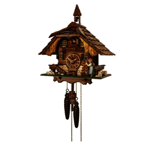 Coucous mécaniques Le coucou et la Bergère. Réf 44414. Engstler