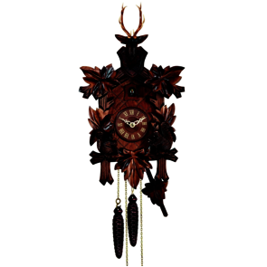 Coucous mécaniques Le coucou et la tête de cerf. Réf 533/8JOURS