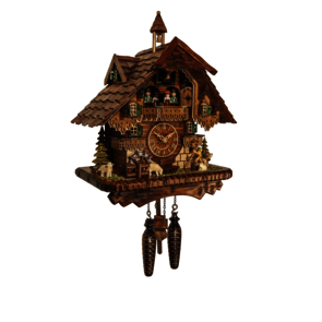 Coucous quartz Le coucou et le Berger. Réf 46212QMT. Engstler