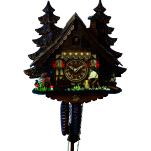 Coucous mécaniques Le coucou et le Bûcheron. Réf 4091. Engstler