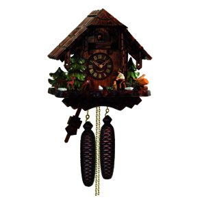 Coucous mécaniques Le coucou et le Bûcheron. Réf 427/8JOURS. Engstler