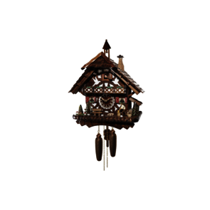 Coucous mécaniques Le coucou et le Bûcheron. Réf 4491/8JOURS. Engstler