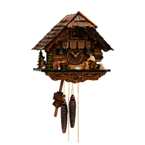 Coucous mécaniques Le coucou et le Bûcheron. Réf 4531. Engstler