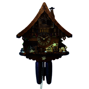 Coucous mécaniques Le coucou et le Bûcheron. Réf 4791. Engstler