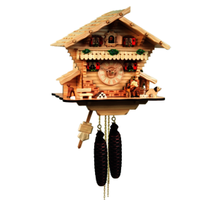 Coucous mécaniques Le coucou et le Bûcheron. Réf 482/7/8JOURS. Engstler