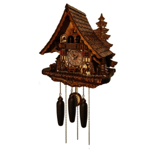 Coucous mécaniques Le coucou et le Bûcheron. Réf 4991/8MT. Engstler