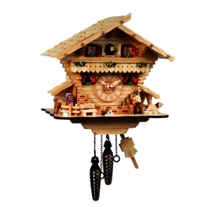 Coucous quartz Le Coucou et le bûcheron. Réf. 482/7QM