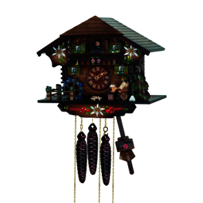 Coucous mécaniques Le coucou et le buveur de Bière dans son Chalet. Réf 400M