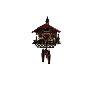 Coucous quartz Le coucou et le Buveur de bière. Réf 45015QM. Engstler