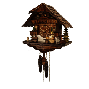 Coucous mécaniques Le coucou et le Buveur de Bière. Réf 4592. Engstler