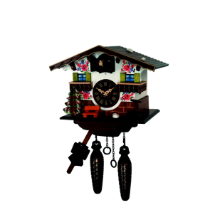 Coucous quartz Le coucou et le chalet. Réf 418Q. Engstler