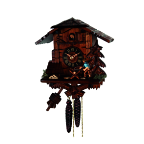 Coucous mécaniques Le coucou et le Scieur de bois. Réf 4358. Engstler