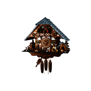 Coucous mécaniques Le coucou et les Bûcherons. Réf 3891/8MTJOURS. Engstler