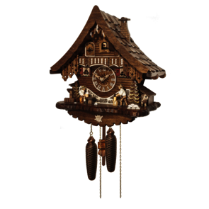 Coucous mécaniques Le coucou et les Bûcherons. Réf 47916/8JOURS. Engstler