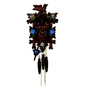 Coucous quartz Le coucou et les Edelweiss. Réf 532/10QM. Engstler