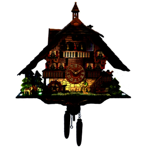 Coucous quartz Le coucou et son chalet. Réf 40910QM. Engstler