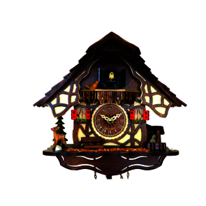 Coucous quartz Le coucou et son chalet. Réf 416QM. Engstler