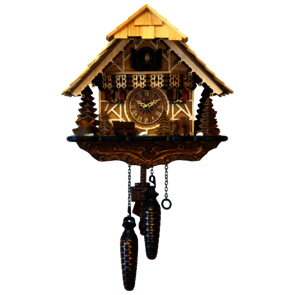 Coucous quartz Le Coucou et son Chalet. Réf. 452Q