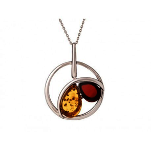 Collection Ambre PENDENTIF ARGENT AMBRE