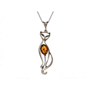 Collection Ambre PENDENTIF ARGENT AMBRE