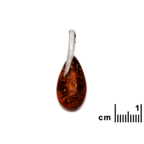 Collection Ambre PENDENTIF ARGENT AMBRE