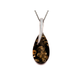 Collection Ambre PENDENTIF ARGENT AMBRE