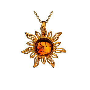 Collection Ambre PENDENTIF ARGENT AMBRE AB-PE034D